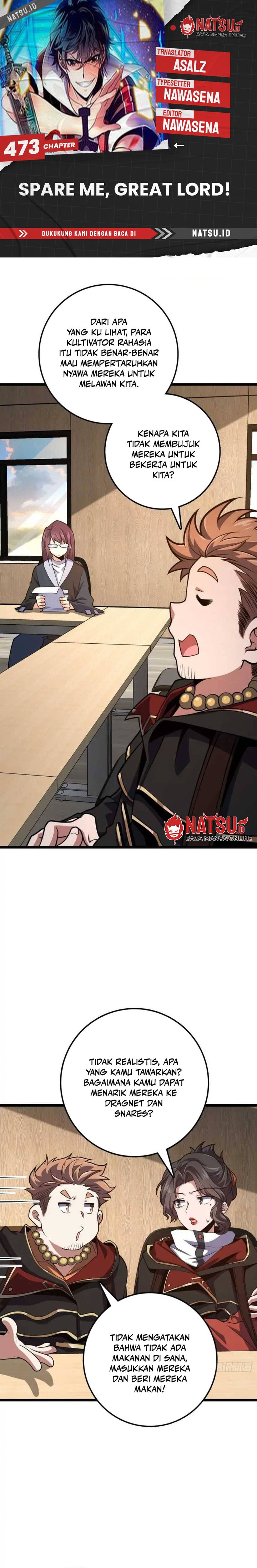 Spare Me, Great Lord! Chapter 473 Bahasa Indonesia